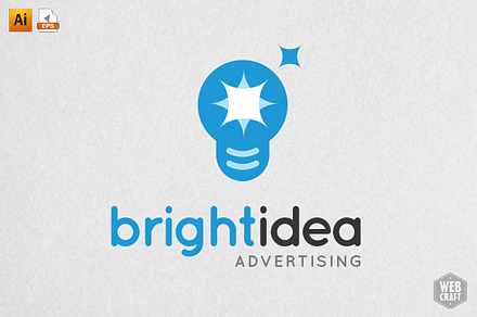 Bright Idea Logo Template