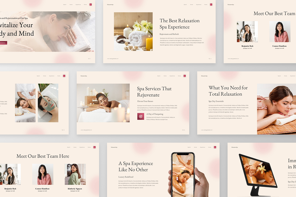 RelaxationSpa - Spa Keynote Template, a Presentation Template by GraphauseProject (Photo 4 of 6)