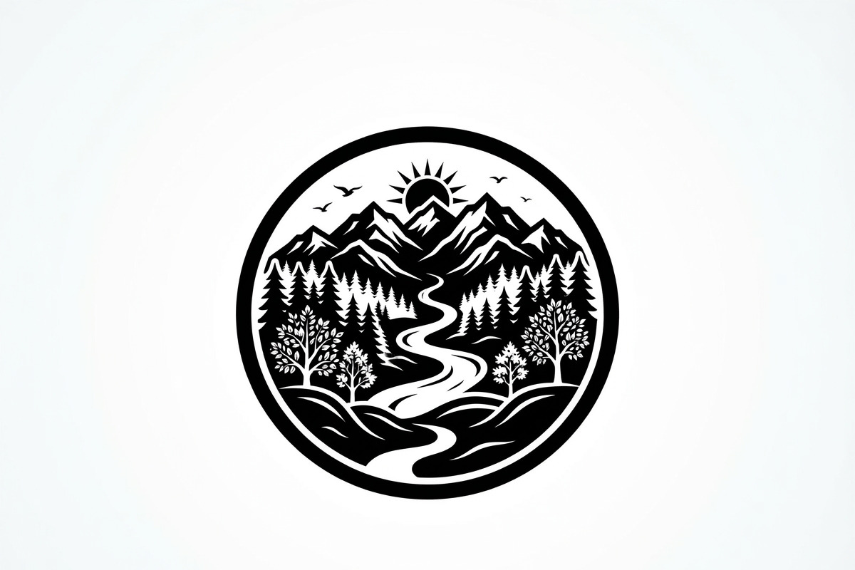 60 Eco Globe Landscape Silhouette, a Technology Illustration by Amazin_art (Photo 8 of 29)