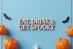 New Halloween Background Set
