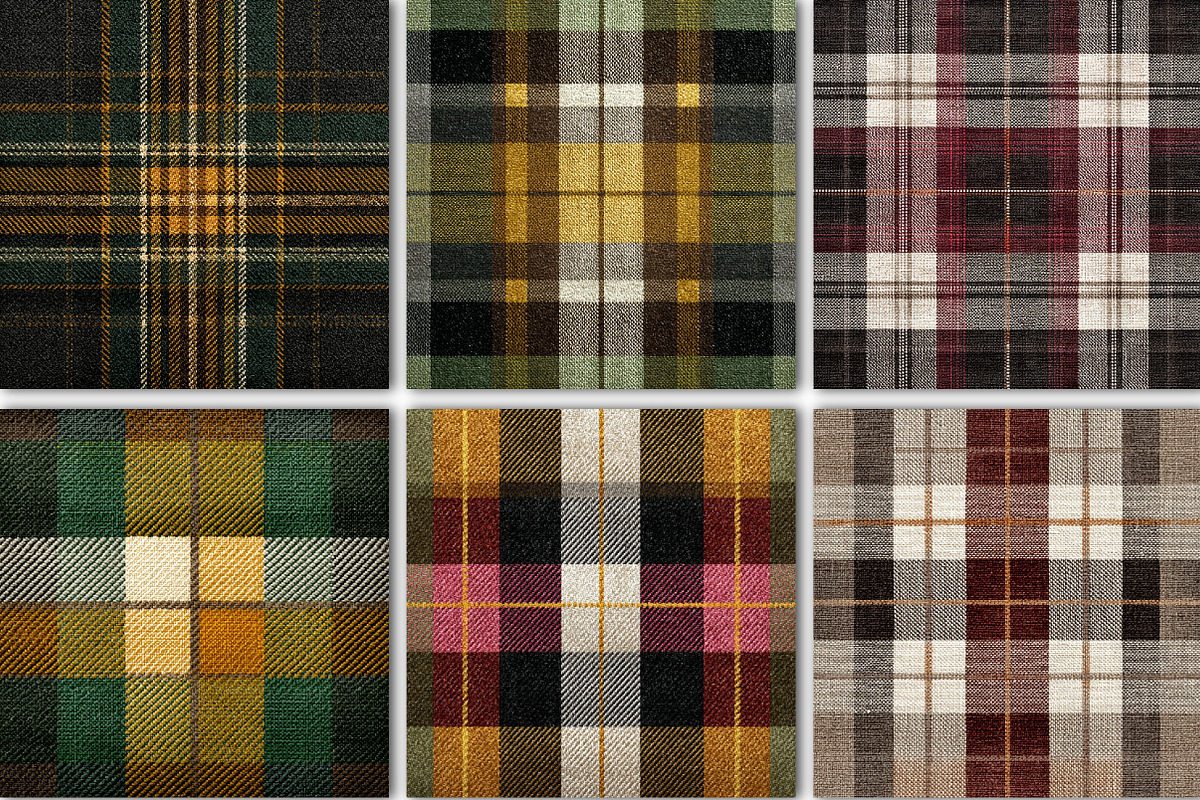 Autumn Plaid Seamless Pattern, a Pattern Graphic by Black Bird Studio (Photo 5 of 6)