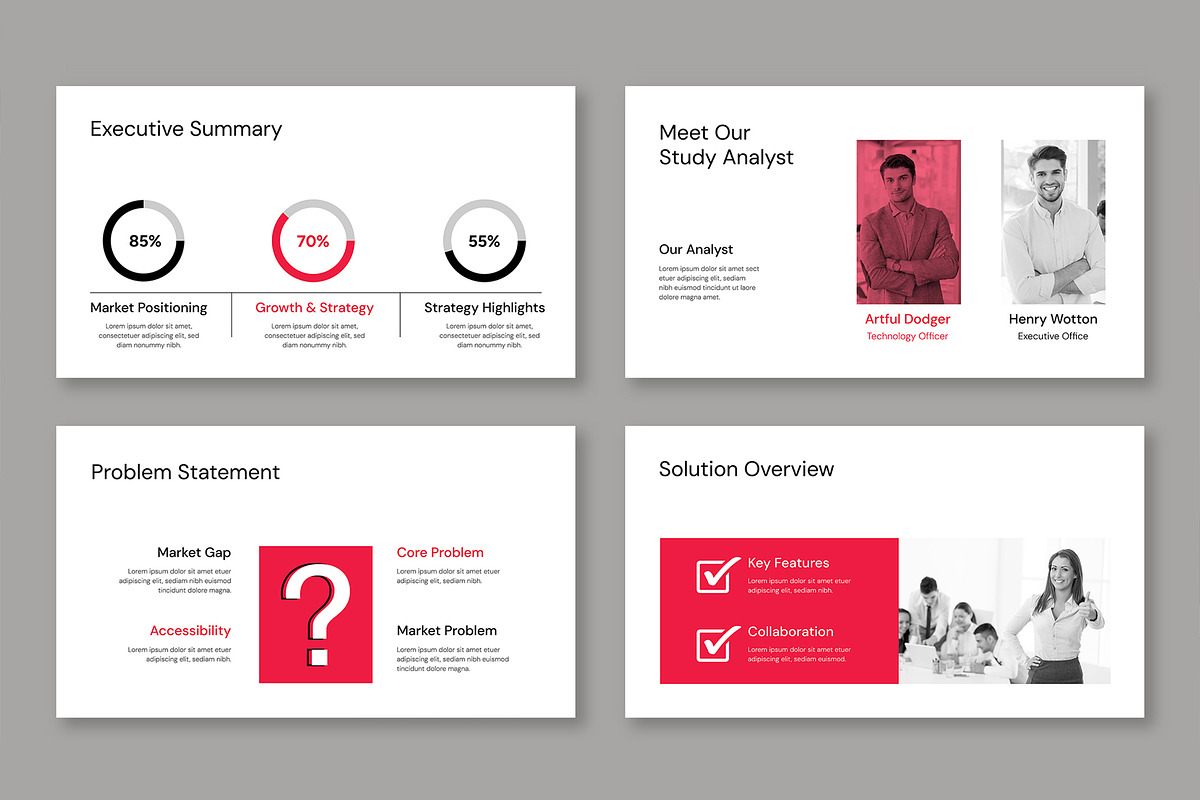 Modern Case Study Presentation preview 3