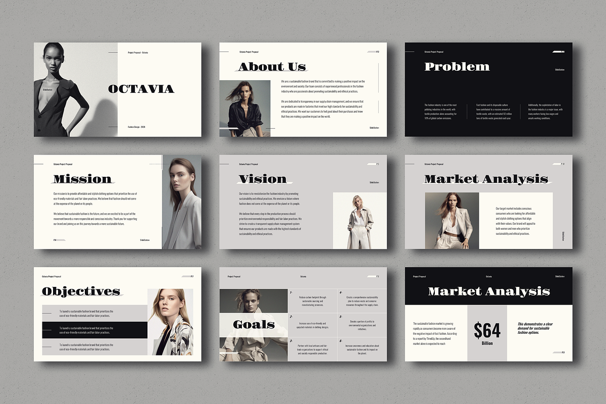 Octavia - Proposal Template, a Presentation Template by SlideStation (Photo 8 of 11)