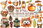 Hand-drawn Autumn Clipart, an Illustration by Sublimation Artist (Thumbnail 1 of 6)