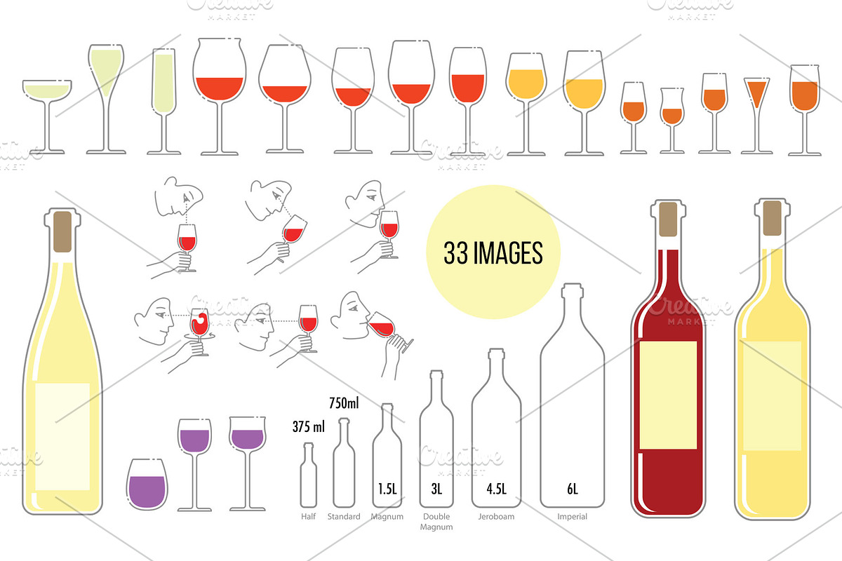 Illustrations for wine tasting, a Food Illustration by Red_cat (Photo 2 of 8)