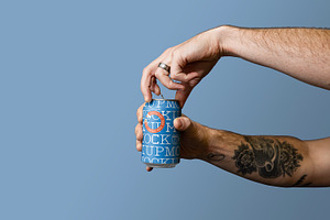 Everydays Can Scene Mockup 03, a Cups & Container Mockup by mockstar