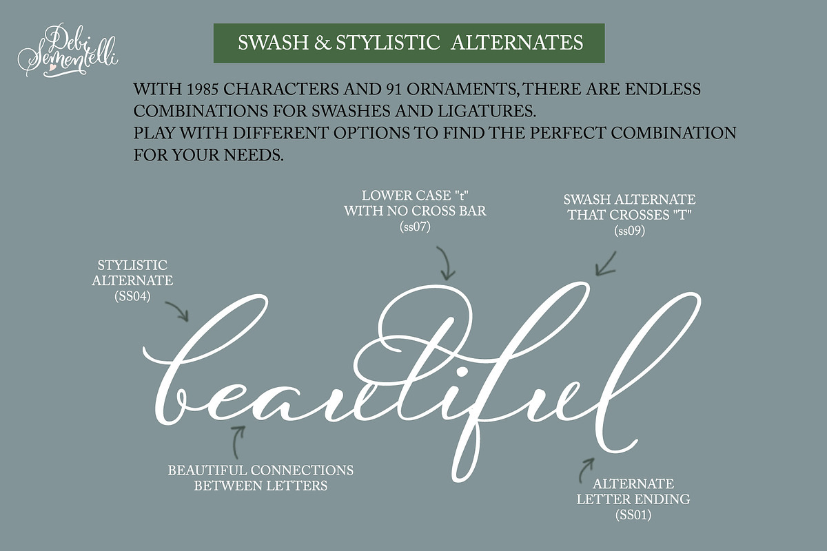 Hello My Love Pro Script Font preview 7