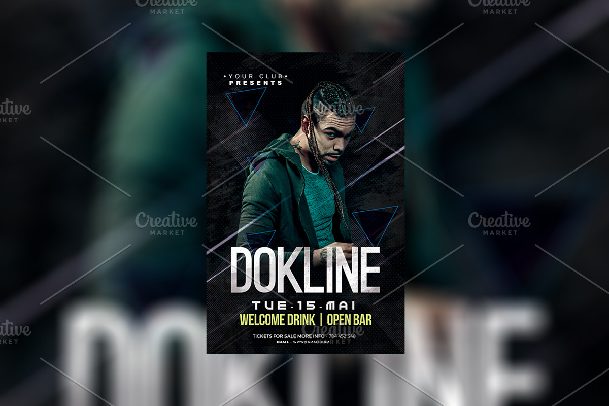 Flyer Club Dj, a Flyer Template by lawless graphic (Photo 1 of 2)