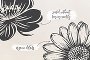160 Cottagecore Linocut Collection, an Object Graphic by DariSmartArt (Thumbnail 16 of 20)