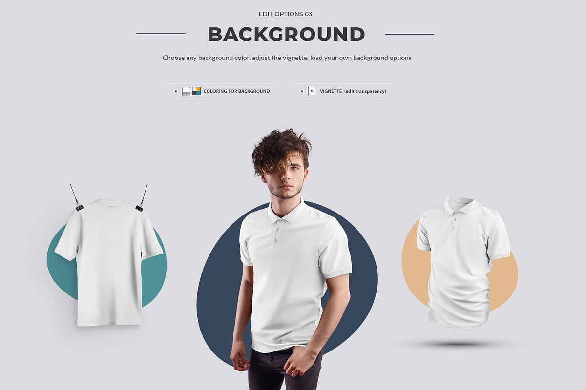 24 Polo Men Mockup (Collection #4), a Shirt Mockup by Grow Design Craft Studio (Photo 7 of 7)