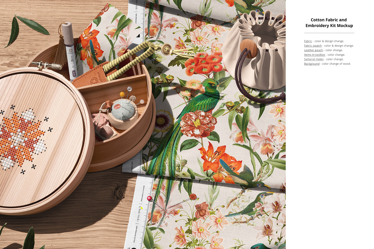 Fabric Factory v.7 Mockup Bundle, a Merchandise Mockup by creatsy5 (Photo 53 of 55)