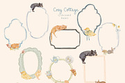 Cottagecore Clipart, Frames, Prints, a Decorative Illustration by whiteheartdesign (Thumbnail 12 of 34)