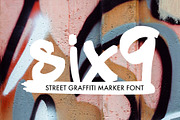 Six9 Graffiti Urban Tag Marker Font, a Font by Kohl + Cole (Thumbnail 3 of 9)