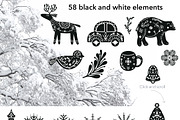Scandi Christmas. Modern cozy winter, a Pattern Graphic by KomannaArt (Thumbnail 5 of 8)