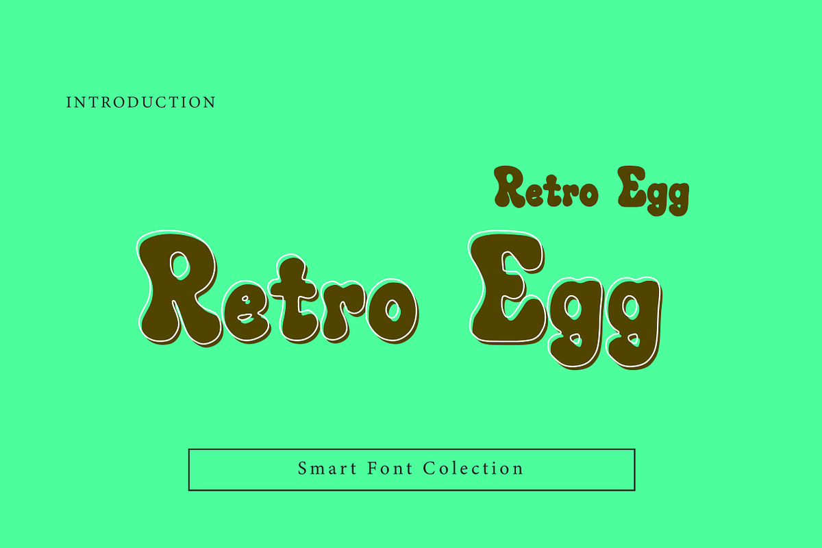 Retro Egg, a Slab Serif Font by Wow Magic (Photo 1 of 3)