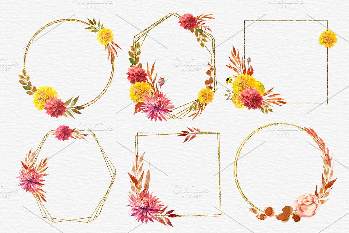 Watercolor Autumn Bouquet, an Illustration by harmonia_green_art (Photo 5 of 12)