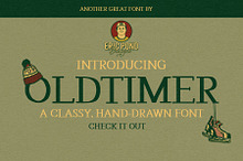 Oldtimer - A Classy, Hand-drawn Font