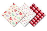 Valentine’s Day Theme Digital Papers, a Pattern Graphic by Canvas Craft (Thumbnail 4 of 4)