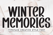 Winter Memories | Script Font