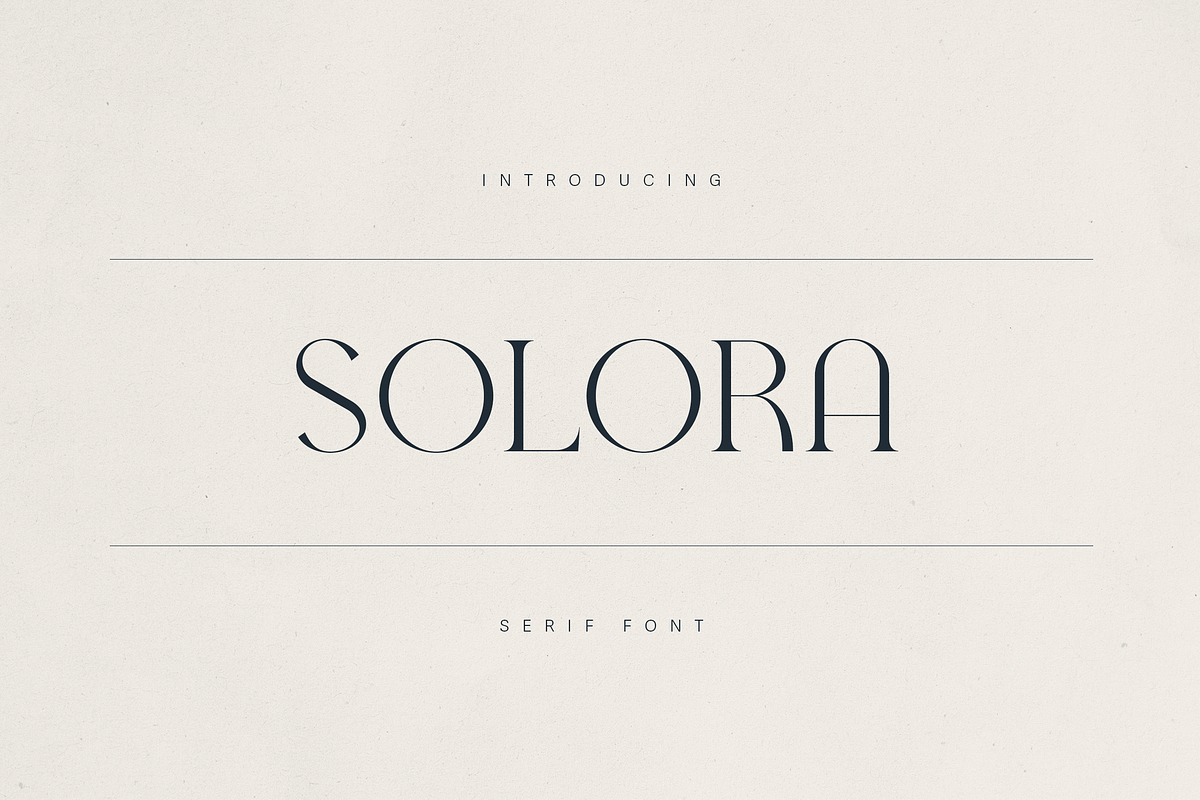 Solora – Elegant Modern Serif Font, a Serif Font by Only Fonts (Photo 1 of 11)