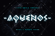 Aquenos - Brush Tribe Font, a Sans Serif Font by Typia Nesia (Thumbnail 1 of 9)