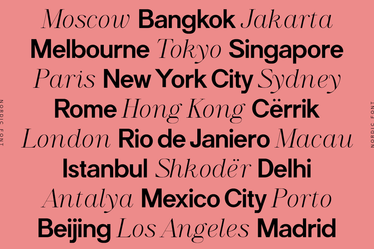 Nordic Font, a Serif Font by vuuuds (Photo 4 of 8)