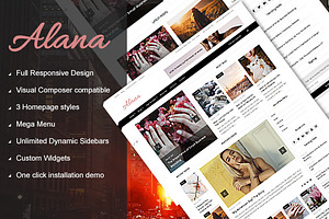 Alana - Magazine WordPress Theme