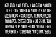 Rainshade Rough - Condensed Font, a Sans Serif Font by Typeparties (Thumbnail 6 of 14)