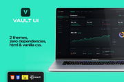 Vault UI — Finance & Crypto Template, a HTML Template by Layerform Design Co. (Thumbnail 4 of 4)