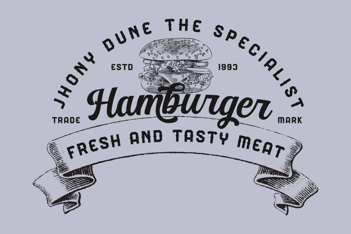 Authentic Vintage Sans & Script, a Script Font by Absonstype (Photo 4 of 12)