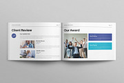 Company Profile Template Landscape, a Brochure Template by E-Type (Thumbnail 6 of 7)
