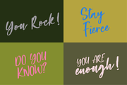 Beauty Rush Font, a Script Font by theinkaffair (Thumbnail 7 of 9)