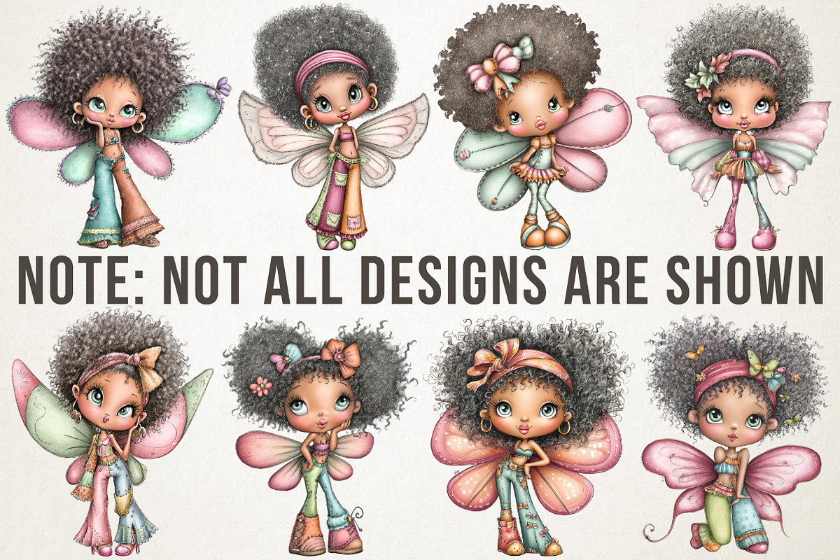 Black History Month Fairy Clipart, an Illustration by RobertsArt (Photo 4 of 5)