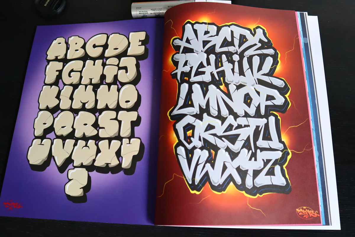 Graffiti Alphabets – Lettering Ebook, an Education Illustration by Torus1 (Photo 7 of 9)
