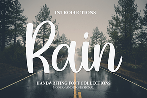 Rain Script Font