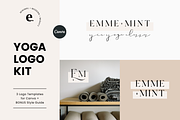 Yoga Logo and Branding Kit | CANVA, a Branding & Logo Template by Erin Cassidy (Thumbnail 1 of 9)