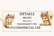 Whimsical Strawberry Squirrel, a Seasonal Illustration by Designworld (Thumbnail 3 of 10)