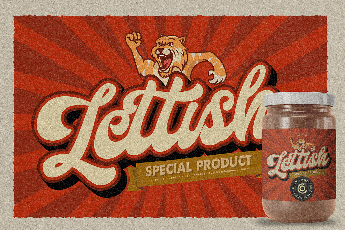 Harland Vintage With Bonus, a Script Font by Fortunes Co (Photo 2 of 14)