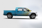 Pickup Truck Mock-Up, an Advertising Mockup by Hubzway (Thumbnail 5 of 8)