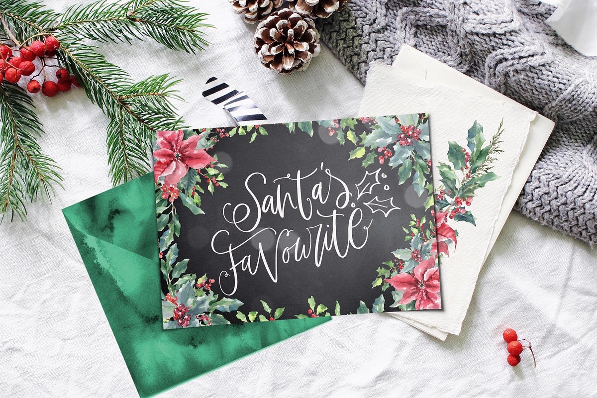 Christmas Watercolor Woodland, an Animal Illustration by Catherine Wheel (Photo 14 of 22)