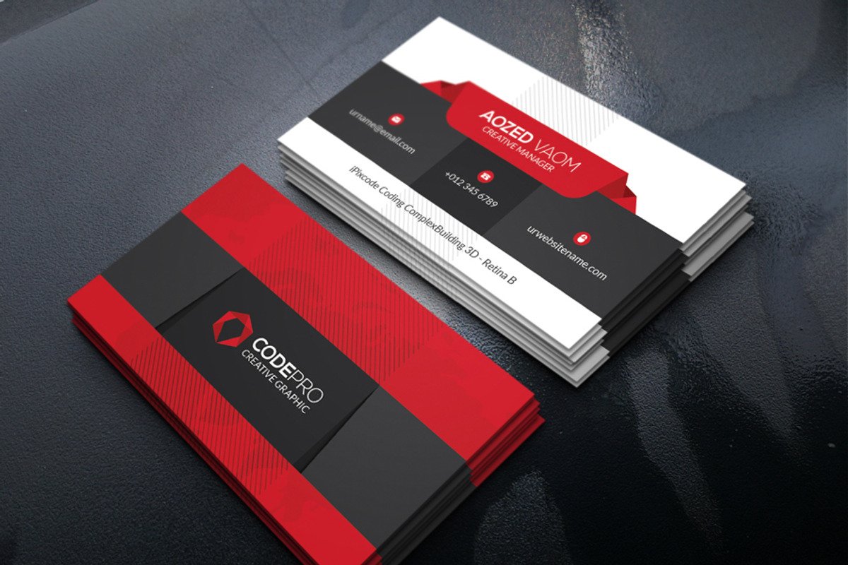 Corporate Business Card, a Business Card Template by xnorpix (Photo 2 of 4)