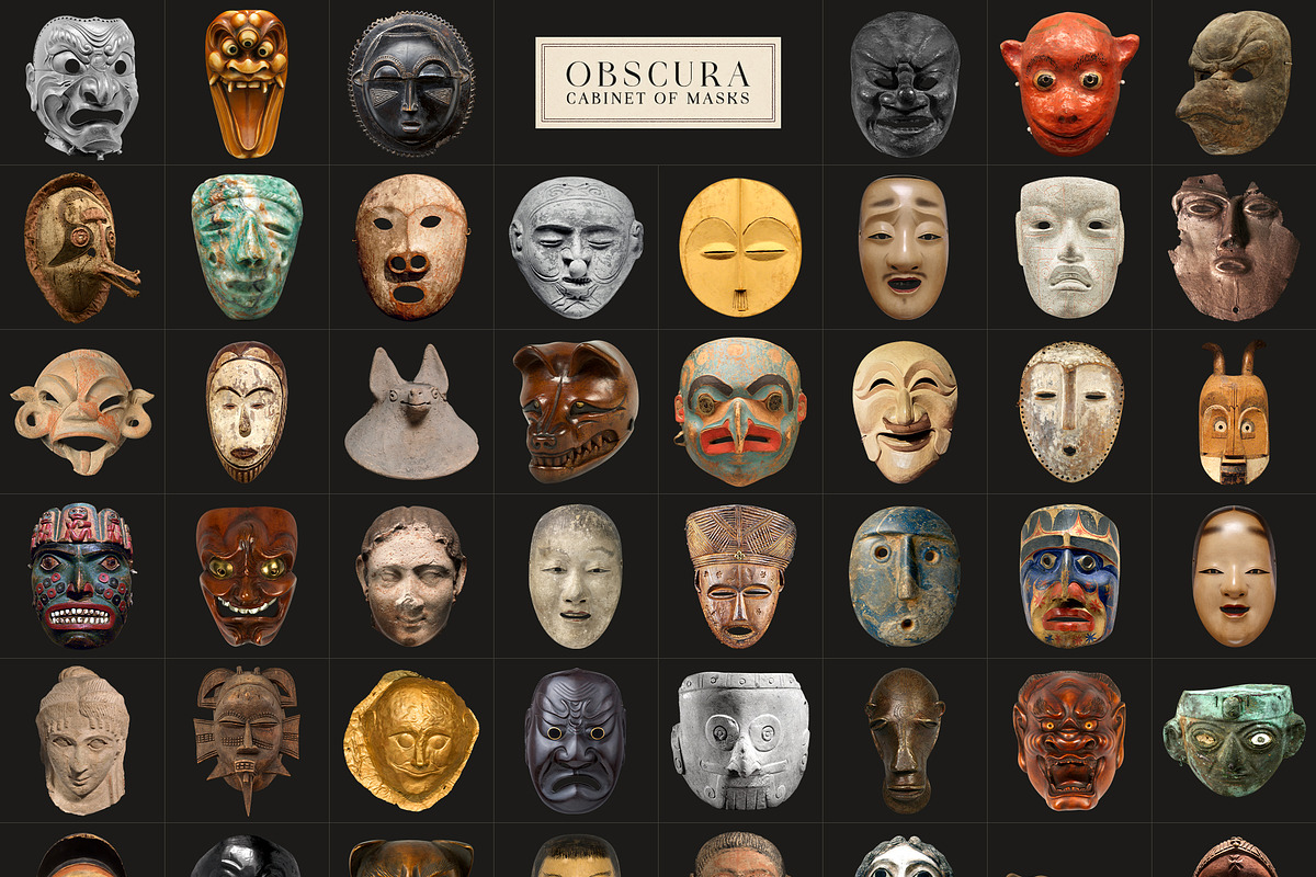 Obscura: Cabinet of Masks PNG Files, an Object Graphic by Dina Mae (Photo 10 of 11)