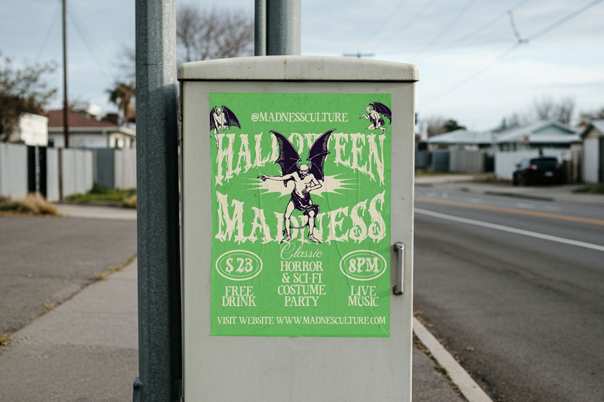 Dripfang – Halloween Font Duo, a Font by Arendxstudio (Photo 9 of 10)