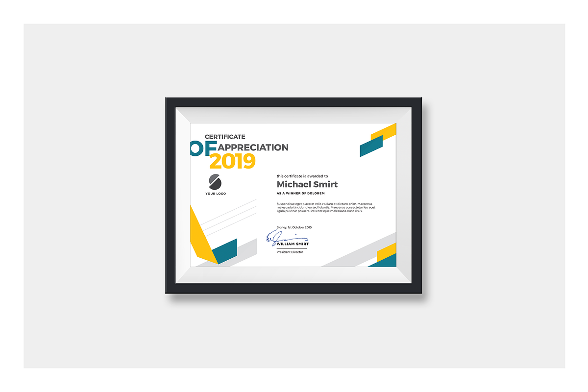 Abstract Certificates, a Stationery Template by silukEight (Photo 4 of 6)