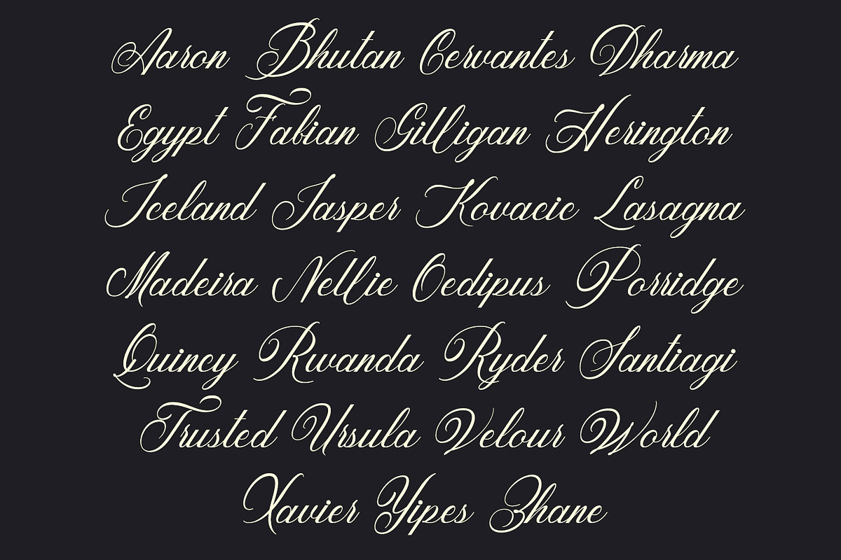 Housing - Classy Script Font, a Script Font by Arendxstudio (Photo 8 of 9)