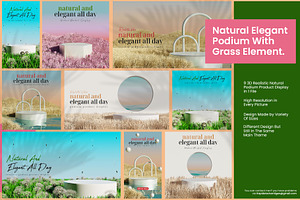 GRASS ELEMENT PODIUM