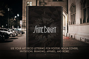 Modern Art Deco Lettering Toolkit, a Brush Add-On by Nico-Ng (Thumbnail 5 of 11)