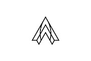 Geometric Luxury Letter A Logo, a Branding & Logo Template by Luxury Logos (Thumbnail 3 of 4)