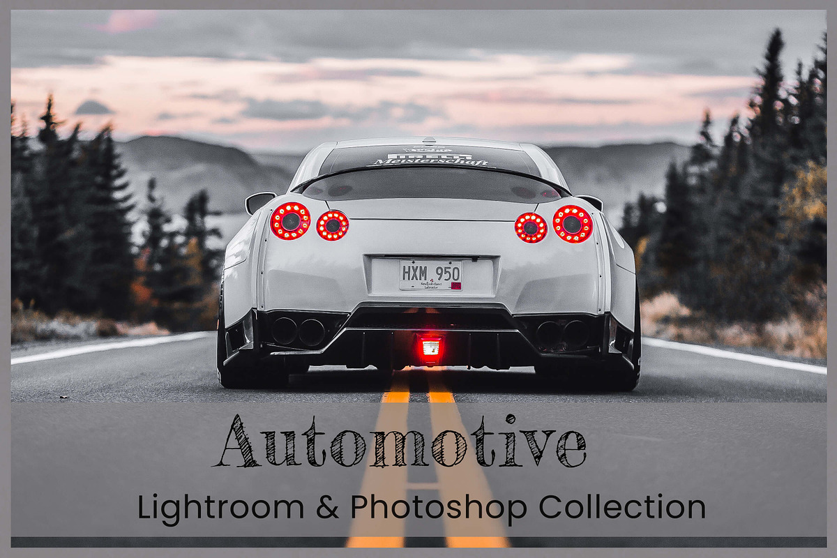 Automotive Lightroom Photoshop LUTs, a Preset Add-On by 3Motional