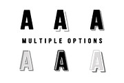 BIG SHOW - Layered 3D font, a Sans Serif Font by Tropical Type (Thumbnail 4 of 9)